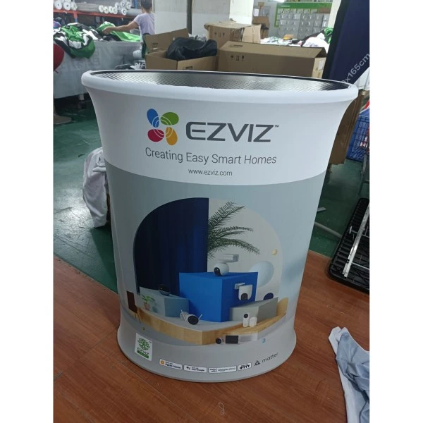 Plastik Yuvarlak Kaldırılabilir Tezgah